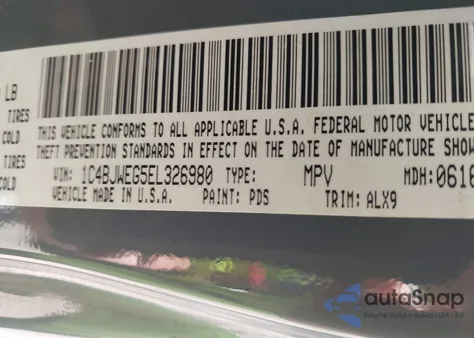 2014 Jeep Wrangler Unlimited Sahara из США, поврежденный, VIN 1C4BJWEG5EL326980